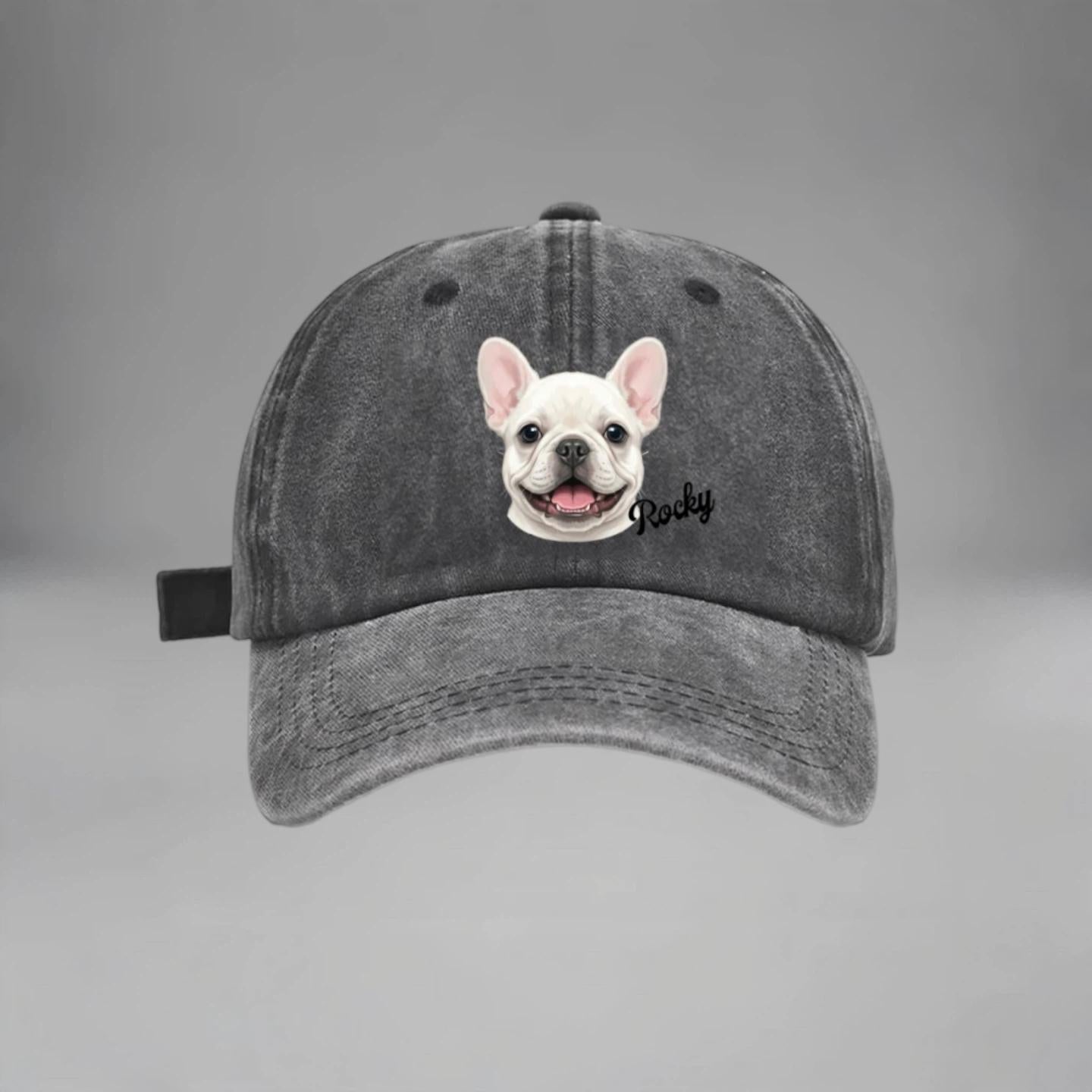 Personalized Pet Hat with Name & Photo • Cute Outdoor Cap