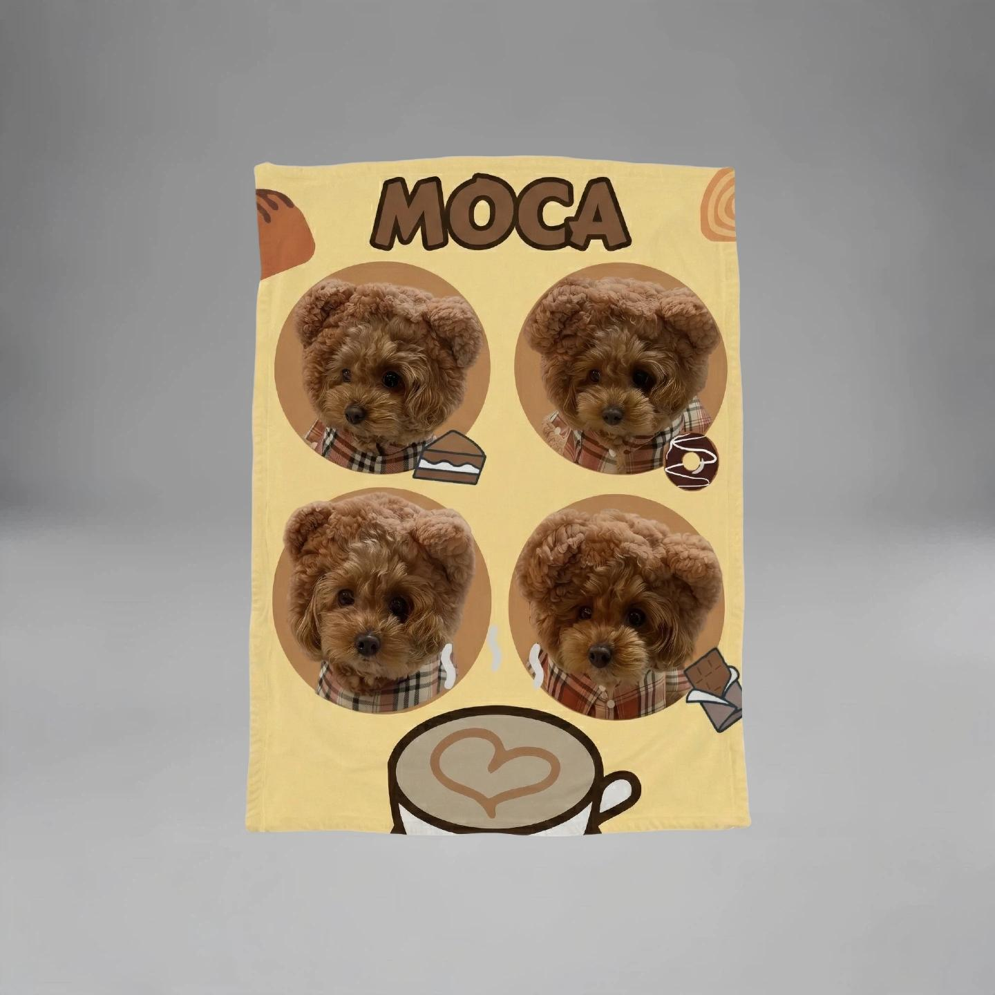 Personalized Pet Portrait Blanket | PET ARTIST