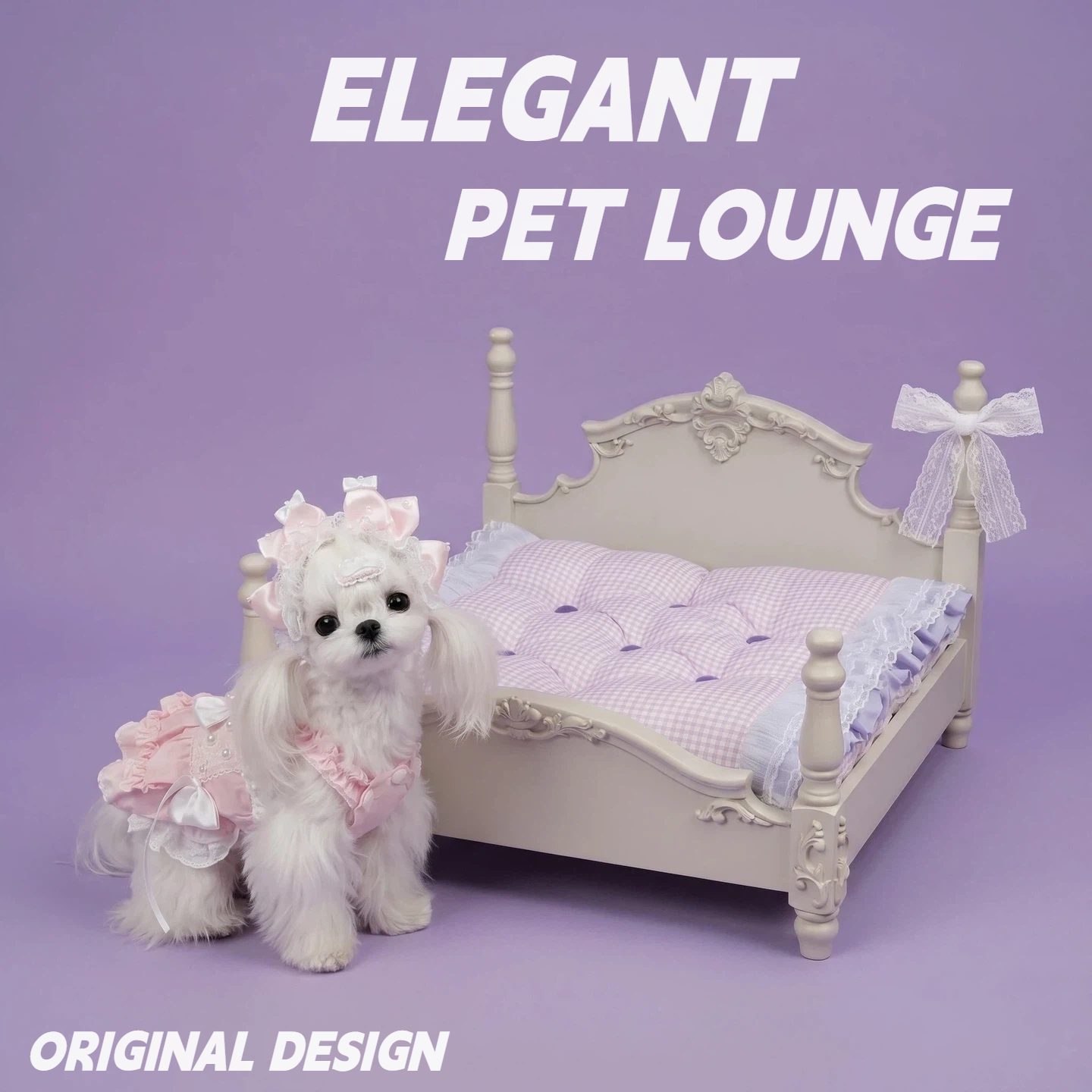Rococo Versailles Pet Bed | PET ARTIST