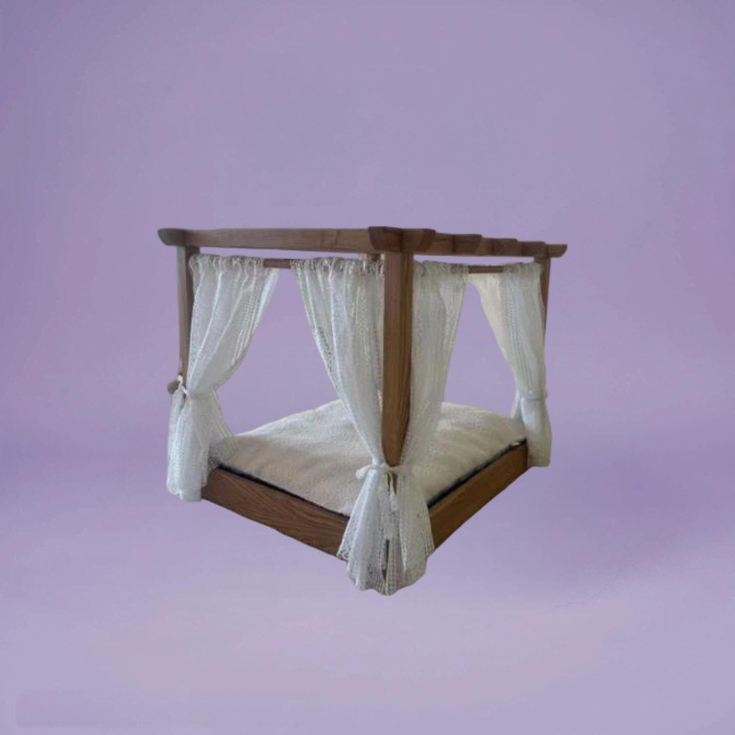 The Rustic Wooden Pergola Pet Lounge for Dogs & Cats