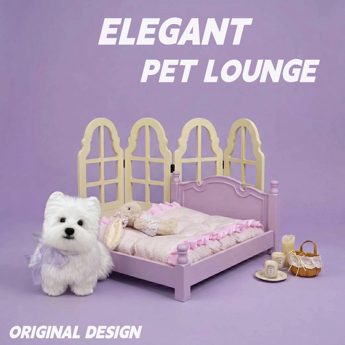 Whimsy Four-Poster Pet Daybed | PET ARTIST