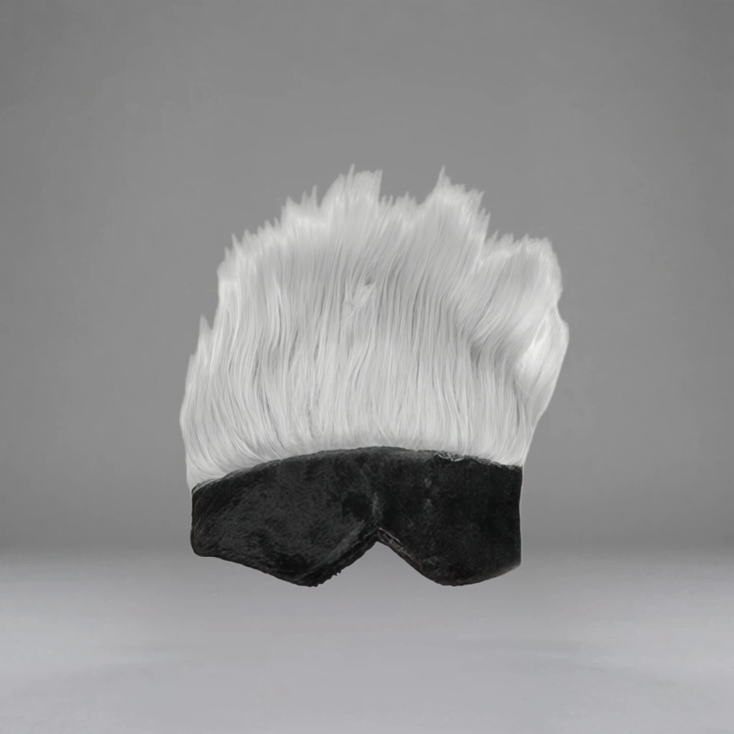 Silver Spiky Pet Wig, Punk Style White Mohawk Wig for Dogs & Cats, Funny Costume Accessory for Halloween