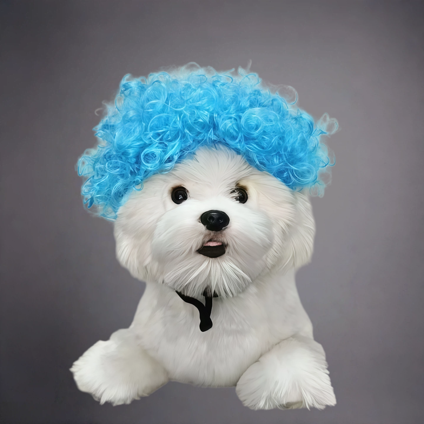Pet Afro Wig for Dogs & Cats – Funny Curly Explosion Hair Costume for Cute Photos & Dress-Up