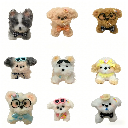 Cute Realistic Twistable Puppy & Kitten Plush Toys, Ideal Gifts for Girlfriends & Girl Pals