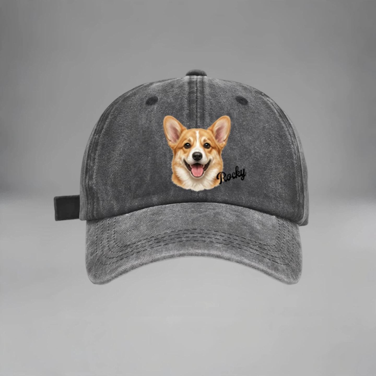 Personalized Pet Hat with Name & Photo • Cute Outdoor Cap