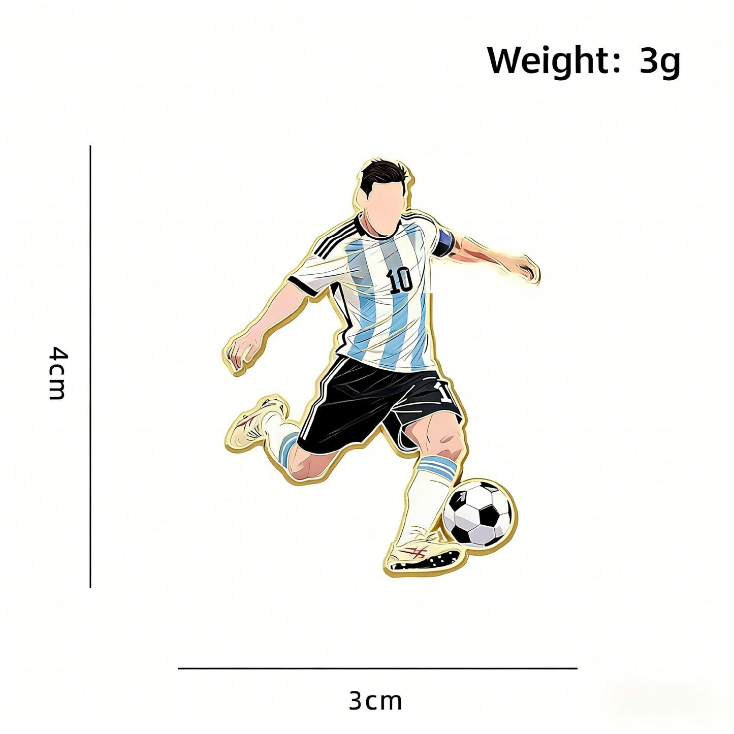 2026 Legend Star Badge, Football Match Brooch Accessories, Perfect Gift Choice