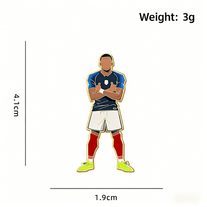 2026 Legend Star Badge, Football Match Brooch Accessories, Perfect Gift Choice