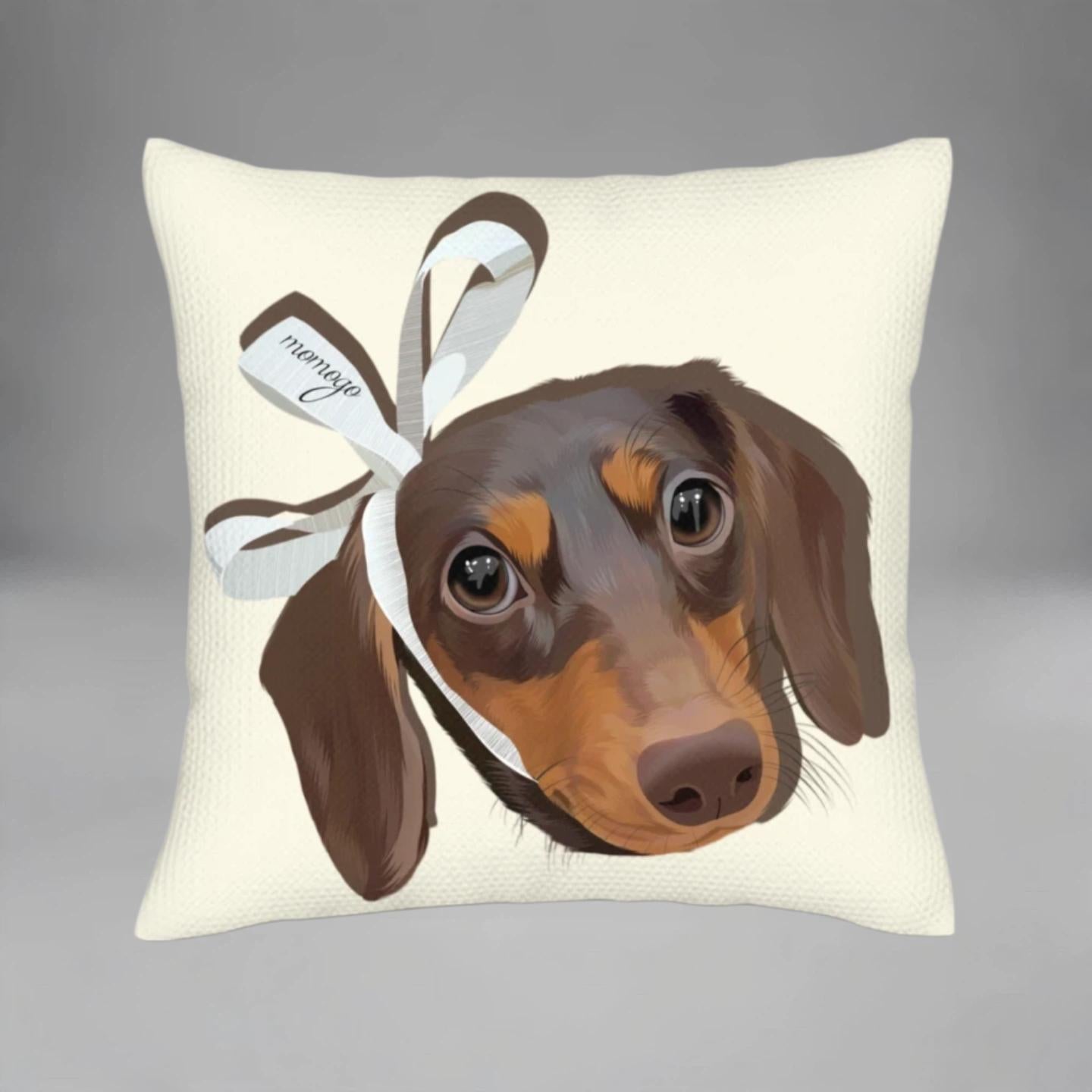 Custom Shaped Pet Pillow | Upload Your Pet Picture