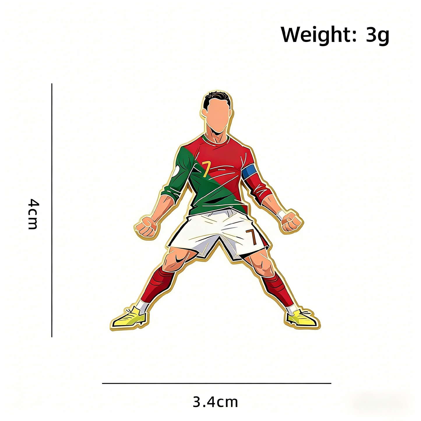 2026 Legend Star Badge, Football Match Brooch Accessories, Perfect Gift Choice