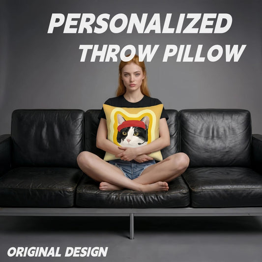 Custom Shaped Pet Pillow | Upload Your Pet Picture