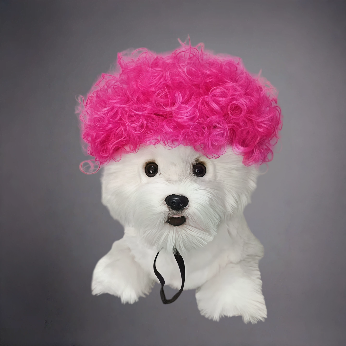 Pet Afro Wig for Dogs & Cats – Funny Curly Explosion Hair Costume for Cute Photos & Dress-Up